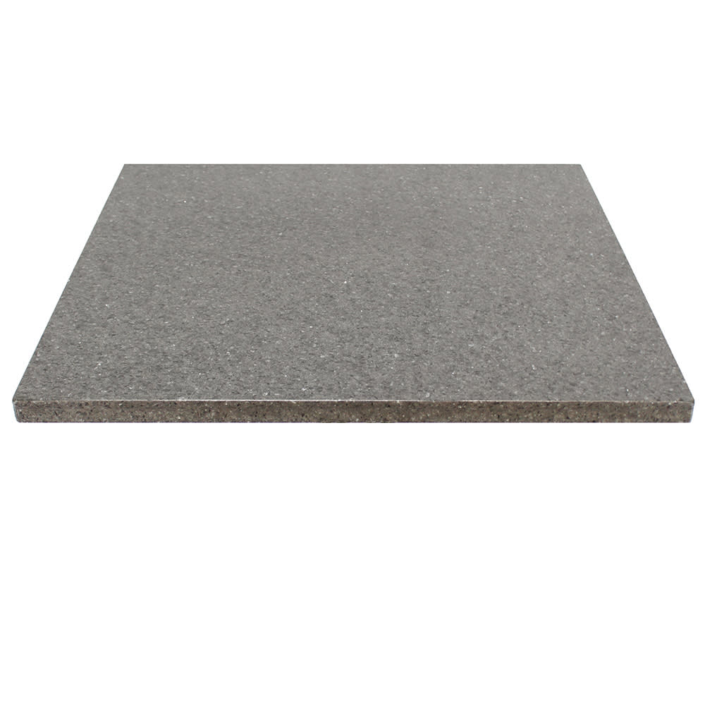 Art Marble 36" Square Quartz Table Top - Indoor/Outdoor, Storm Gray (Q40536X36)