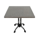 Art Marble 36" Square Quartz Table Top - Indoor/Outdoor, Storm Gray (Q40536X36) thumbnail 3