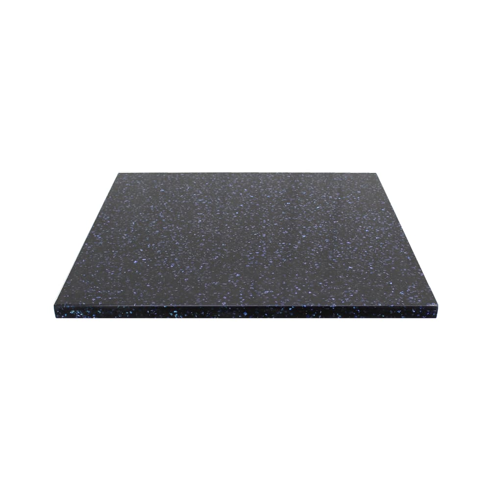 Art Marble 30" Square Quartz Table Top - Indoor/Outdoor, Blue Galaxy (Q40930X30)