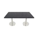 Art Marble 30" x 60" Rectangular Quartz Table Top - Indoor/Outdoor, Blue Galaxy (Q40930X60) thumbnail 3