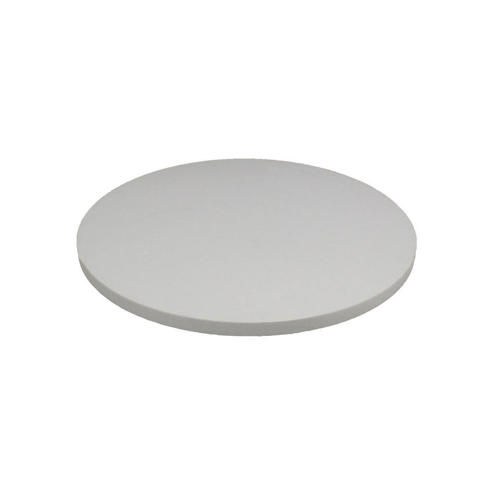 Art Marble 24" Round Quartz Table Top, Winter White (Q41324RD)