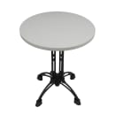 Art Marble 54" Round Quartz Table Top, Winter White (Q41354RD) thumbnail 2