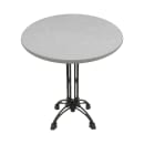 Art Marble 24" Round Quartz Table Top, Nebula Gray (Q41524RD) thumbnail 2