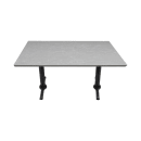 Art Marble 24" x 30" Rectangular Quartz Table Top, Nebula Gray (Q41524X30) thumbnail 2