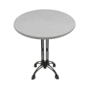 Art Marble 54" Round Quartz Table Top, Nebula Gray (Q41554RD) thumbnail 2