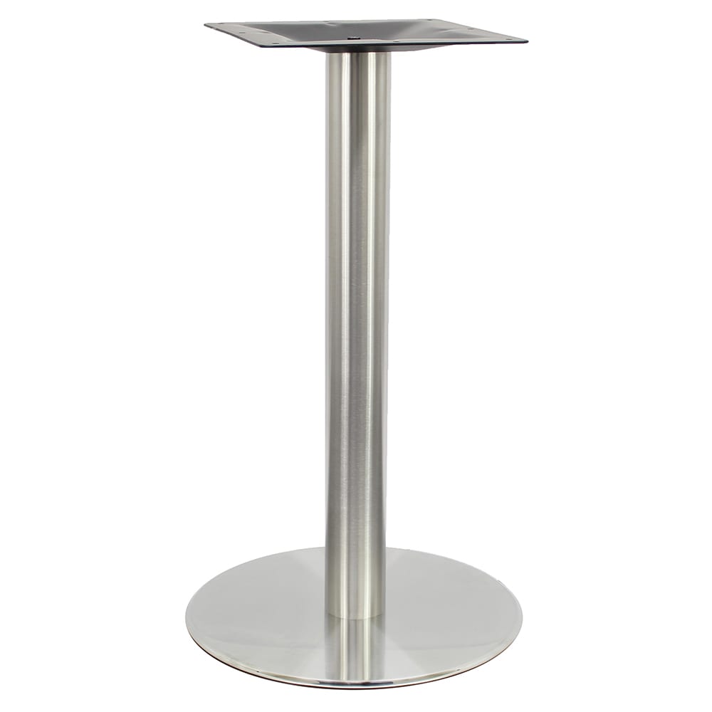 Art Marble 28 3/4" Dining Height Table Base - Indoor/Outdoor, Stainless (SS14-28D)