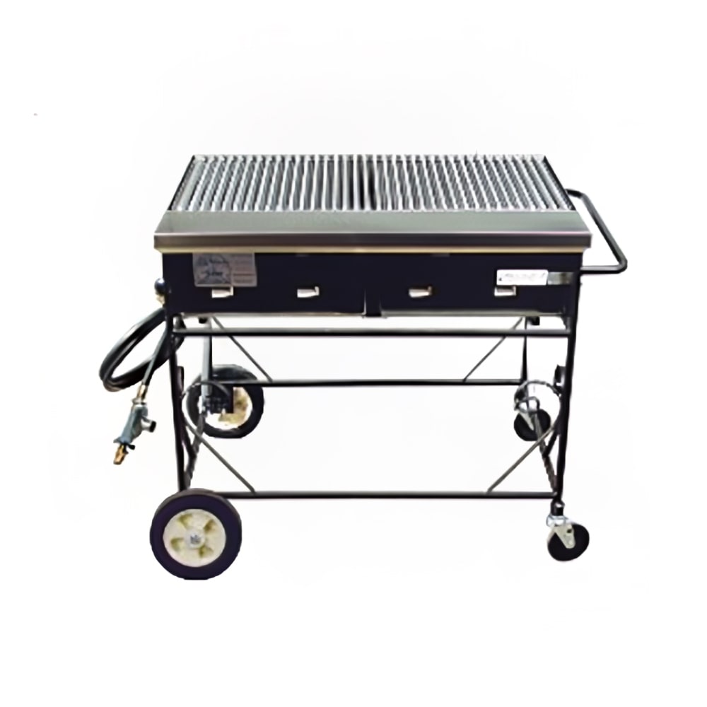 Big John Grills 4-Burner Gas Grill w/ Stainless Steel Grates (A2CC-LPSS)