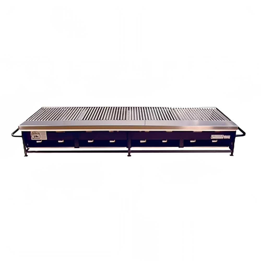 Big John Grills 8-Burner Portable Gas Grill w/ Stainless Steel Grates (A4P-LPSS)