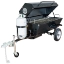 Big John Grills 60" Towable Gas Commercial Outdoor Roaster Smoker w/ Gas Tank Support, Liquid Propane (E-Z WAY) thumbnail 2