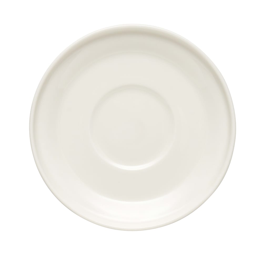 Libbey 109712 6" Round Ares Saucer - Porcelain, White Royal Rideau