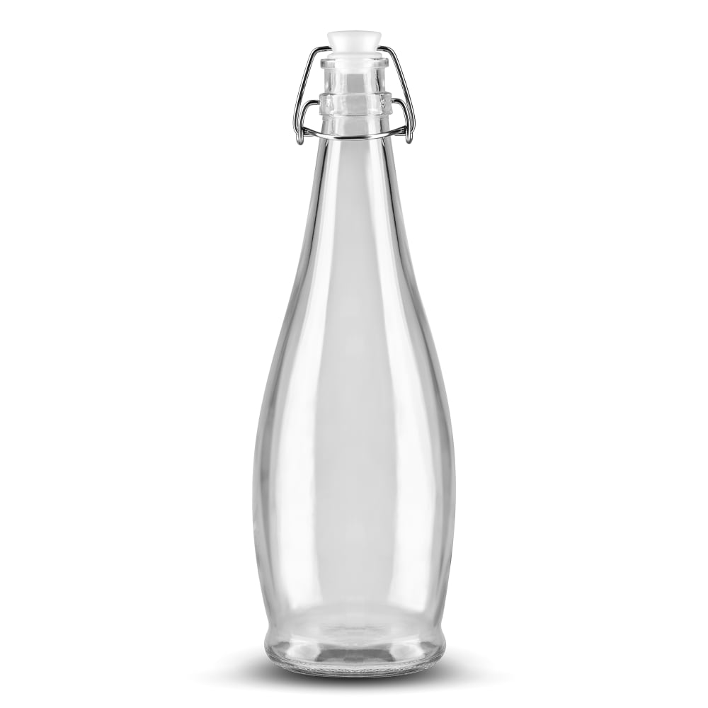 Libbey 109826 34 3/5 oz Water Bottle w/ Lid - Glass, Clear