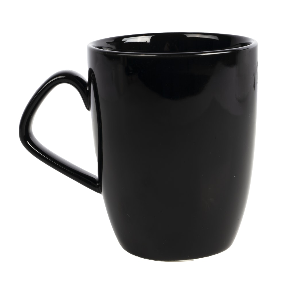 Libbey 109971 14 1/3 oz Samira Mug - Porcelain, Black