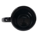 Libbey 109971 14 1/3 oz Samira Mug - Porcelain, Black thumbnail 3
