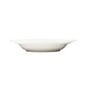 Libbey 110011 10 oz Round Porcelain Soup Bowl - White w/ White Embossed Pattern thumbnail 2