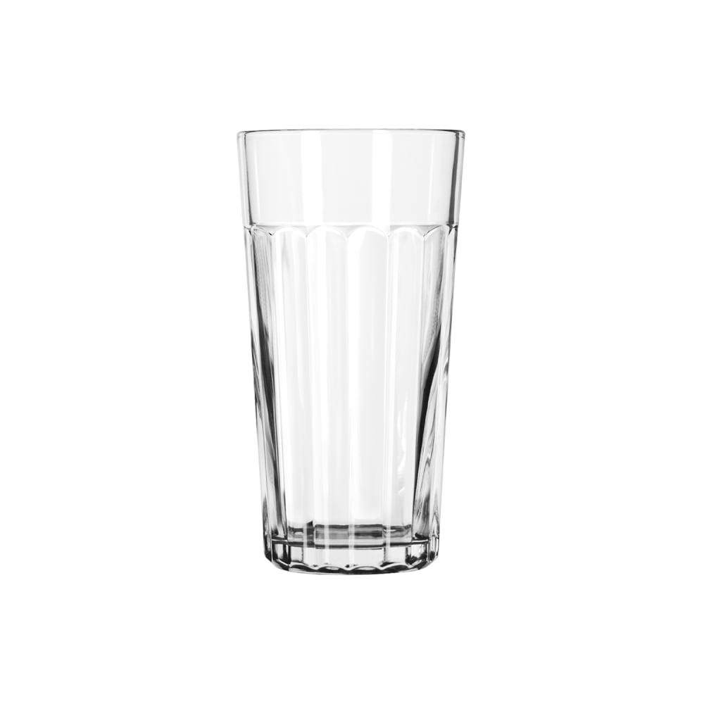 Libbey 15643 20 oz DuraTuff Paneled Glass Tumbler