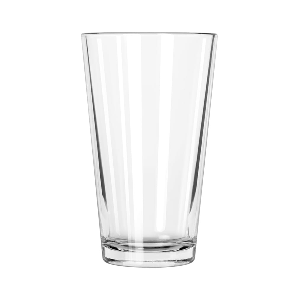 Libbey 1639HT 16 oz Pint Glass / Mixing Glass - DuraTuff Treated