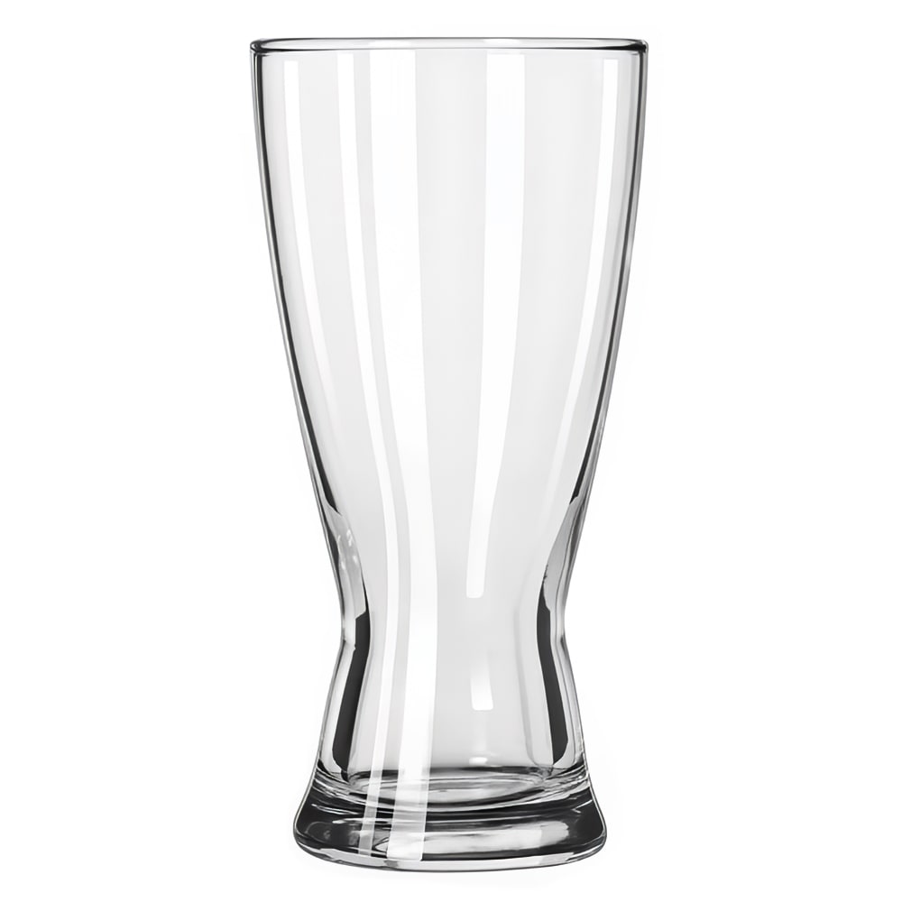 Libbey 183 15 oz Hourglass Design Pilsner Glass - Safedge Rim Guarantee