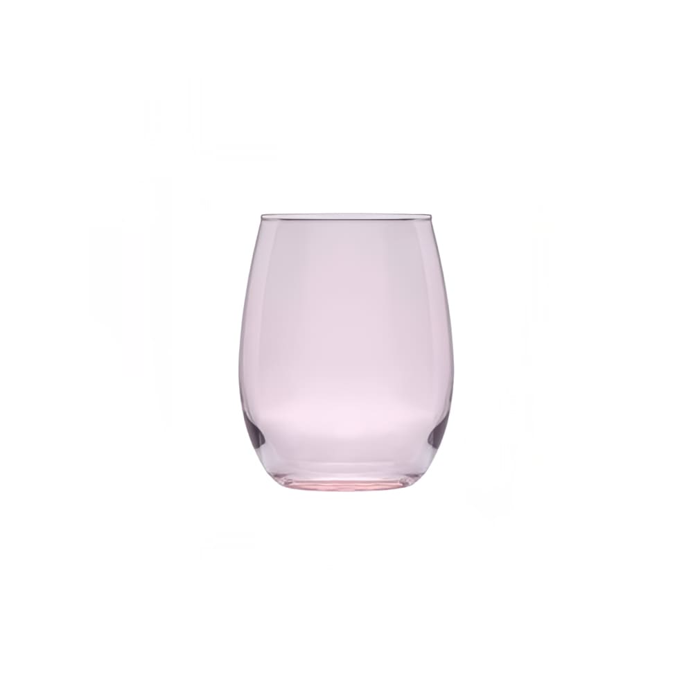 Libbey 213/AG8N1P 15 oz Stemless Color Wine Glass, Blush