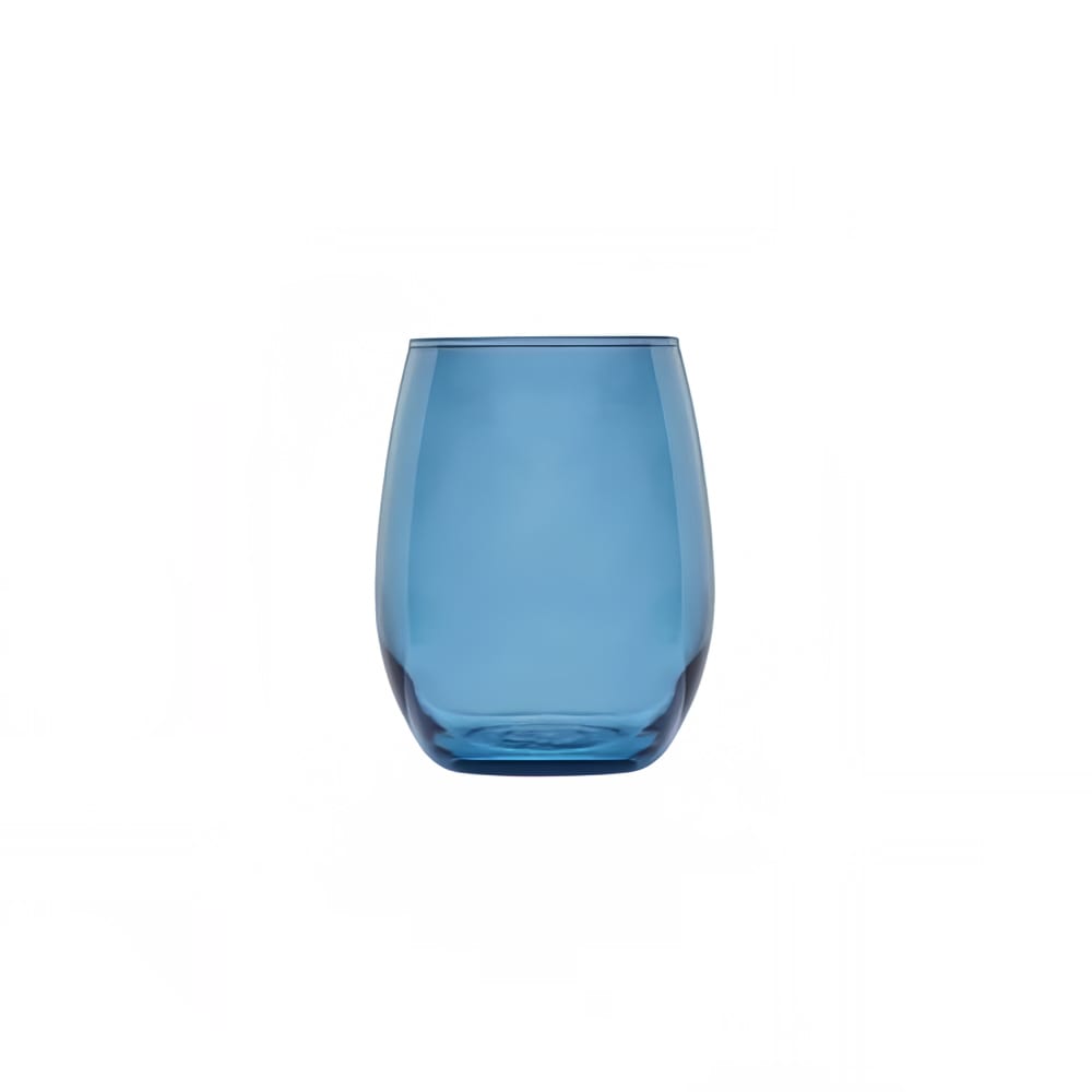 Libbey 213/AK1K2K 15 oz Stemless Color Wine Glass, Sapphire
