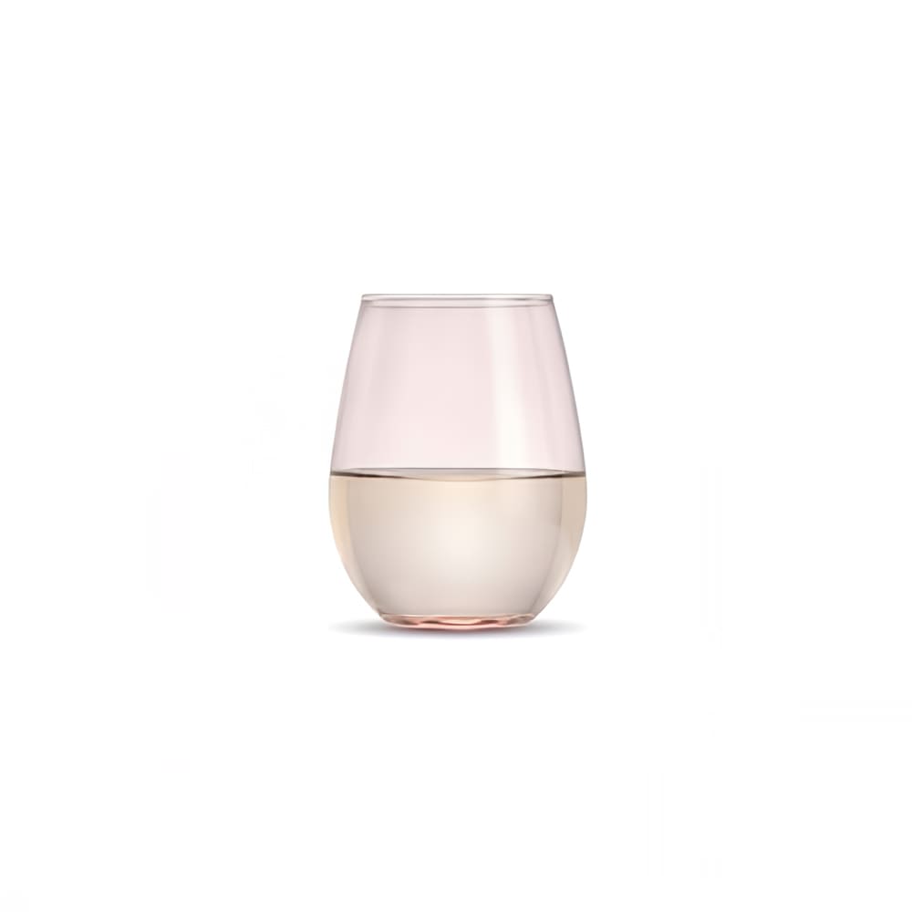 Libbey 217/AG8N1P 11 3/4 oz Stemless Color Wine Glass, Blush