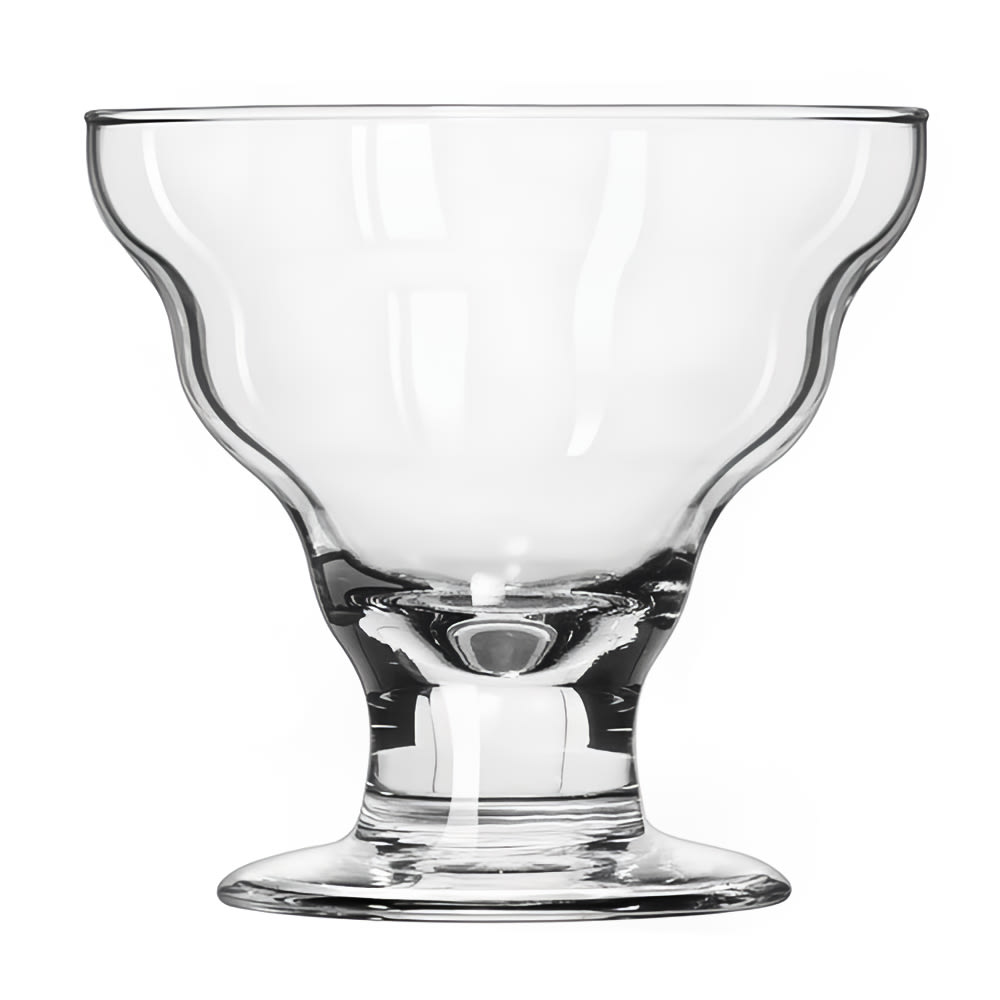 Libbey 3419 12 oz Splash Footed Dessert Glass, Clear
