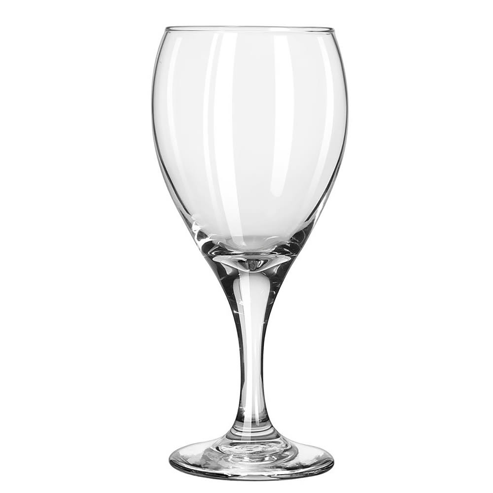 Libbey 3911 12 oz Teardrop Goblet Glass - Safedge Rim & Foot Guarantee