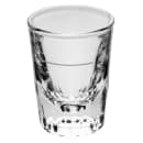 Libbey 5126/A0007 2 oz Fluted Whiskey Shot Glass with 1 oz Cap Line thumbnail 2