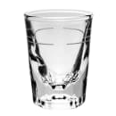 Libbey 5126/A0007 2 oz Fluted Whiskey Shot Glass with 1 oz Cap Line thumbnail 3