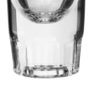 Libbey 5135/S0617 1 1/4 oz Fluted Whiskey Shot Glass with 1/2 oz Cap Line thumbnail 3