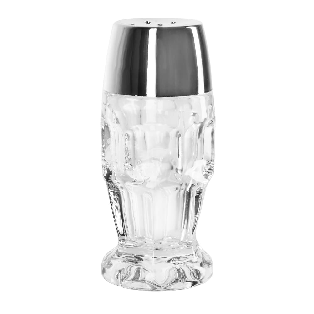 Libbey 5221 1 1/4 oz Salt/Pepper Shaker - Glass, 3 7/8"H
