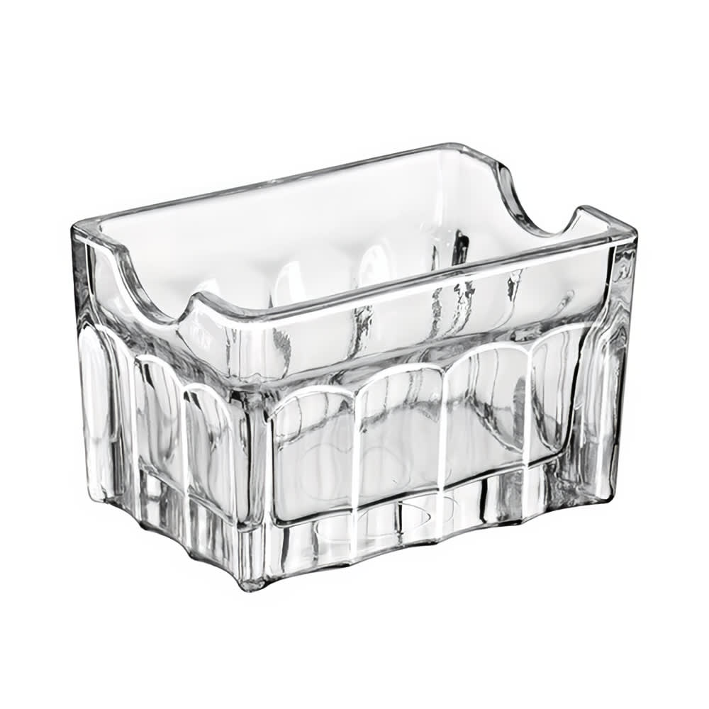 Libbey 5258 Rectangular Sugar Caddy - Glass, Clear