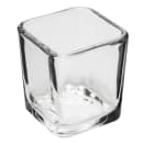 Libbey 5474 7 1/2 oz Clear Glass Cube Voltive Candle Holder thumbnail 2