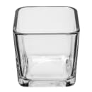 Libbey 5475 14 oz Clear Glass Cube Voltive Candle Holder thumbnail 3