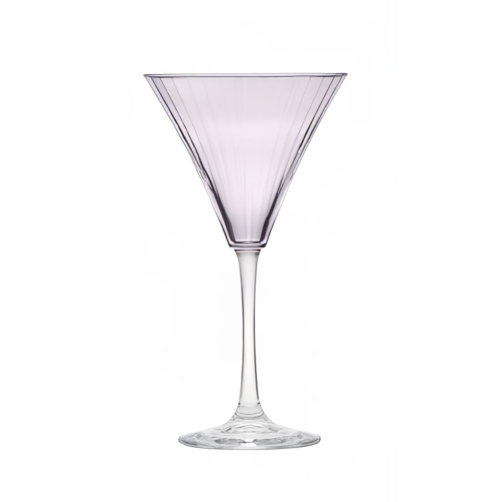 Libbey 7402/AG8N1P 9 1/2 oz Linear Color Martini Glass, Blush