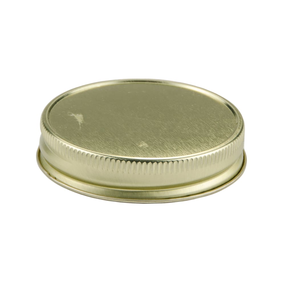 Libbey 92136 Drinking Jar Lid for 16oz Jars, Gold, Metal