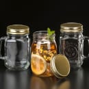 Libbey 92136 Drinking Jar Lid for 16oz Jars, Gold, Metal thumbnail 4