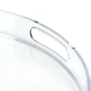 Libbey 92393 14" Round Serving Tray w/ Cut-Out Handles, Plastic thumbnail 4