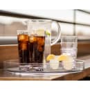 Libbey 92393 14" Round Serving Tray w/ Cut-Out Handles, Plastic thumbnail 5