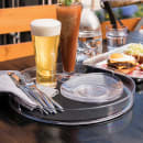 Libbey 92398 Oval Snack Plate, 8" x 6 7/8" x 1", Plastic thumbnail 4