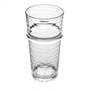 Libbey 92432 16 oz Cooler Glass, Wake™, Clear Plastic thumbnail 2