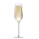 Libbey 9332 8 oz Champagne Flute Glass - Prism, Reserve by Libbey thumbnail 2