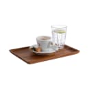 Libbey APS00793 Rectangular Serving Board - 9 7/8" x 6 5/8", Acacia Wood thumbnail 2