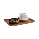Libbey APS00793 Rectangular Serving Board - 9 7/8" x 6 5/8", Acacia Wood thumbnail 3