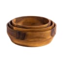 Libbey APS00794 60 oz Round Bowl - Acacia Wood thumbnail 2