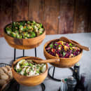 Libbey APS00794 60 oz Round Bowl - Acacia Wood thumbnail 6