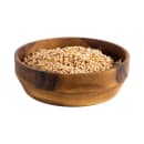 Libbey APS00796 101 oz Round Bowl - Acacia Wood thumbnail 3