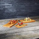Libbey APS00870 Rectangular Serving Board - 9 7/8" x 6 5/8", Olive Wood thumbnail 2
