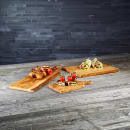 Libbey APS00873 Rectangular Serving Board - 20 1/8" x 5 7/8", Olive Wood thumbnail 2