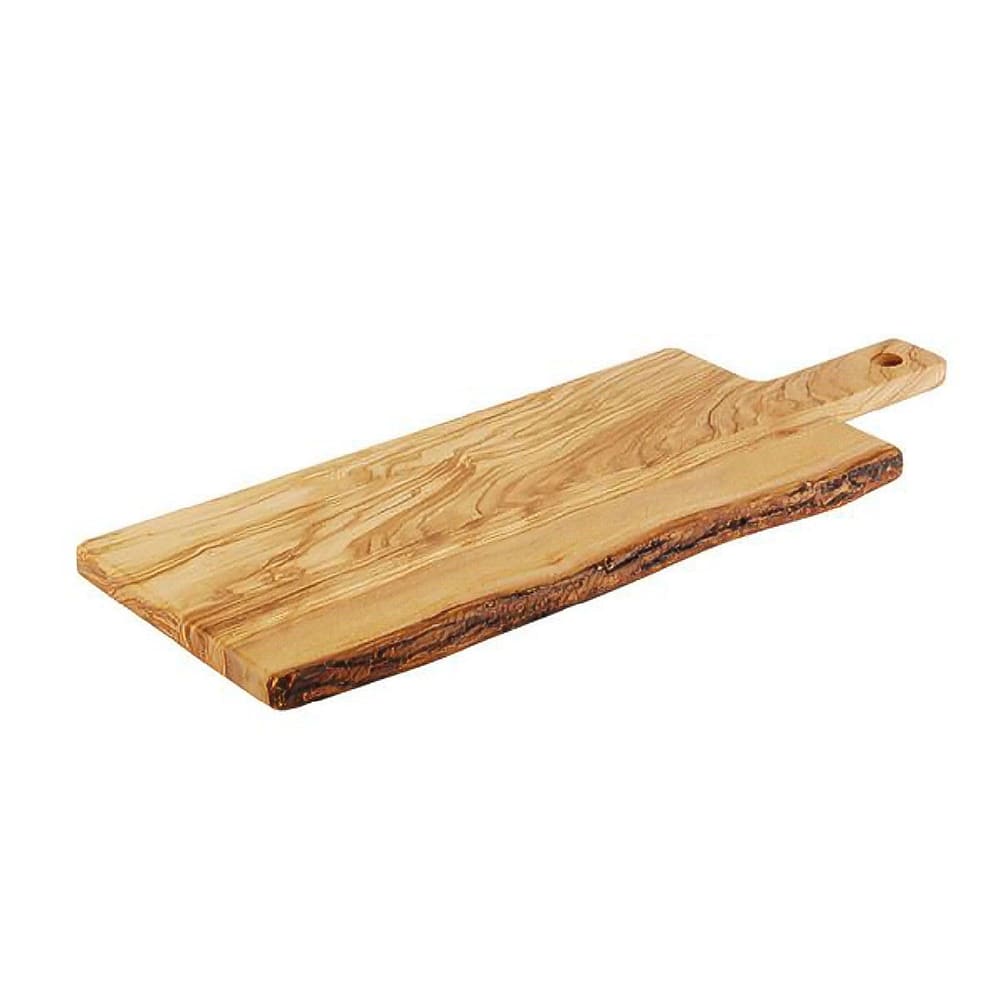 Libbey APS00874 Rectangular Serving Board - 22" x 7 7/8", Olive Wood