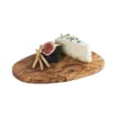 Libbey APS00905 Oval Serving Board - 10" x 6 1/2", Olive Wood thumbnail 2